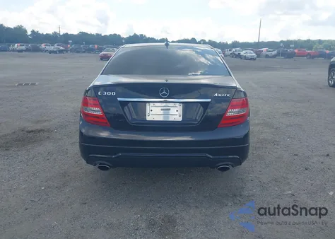 2013 Mercedes-Benz C 300 Sport 4Matic from USA, damaged, VIN WDDGF8AB4DG127204